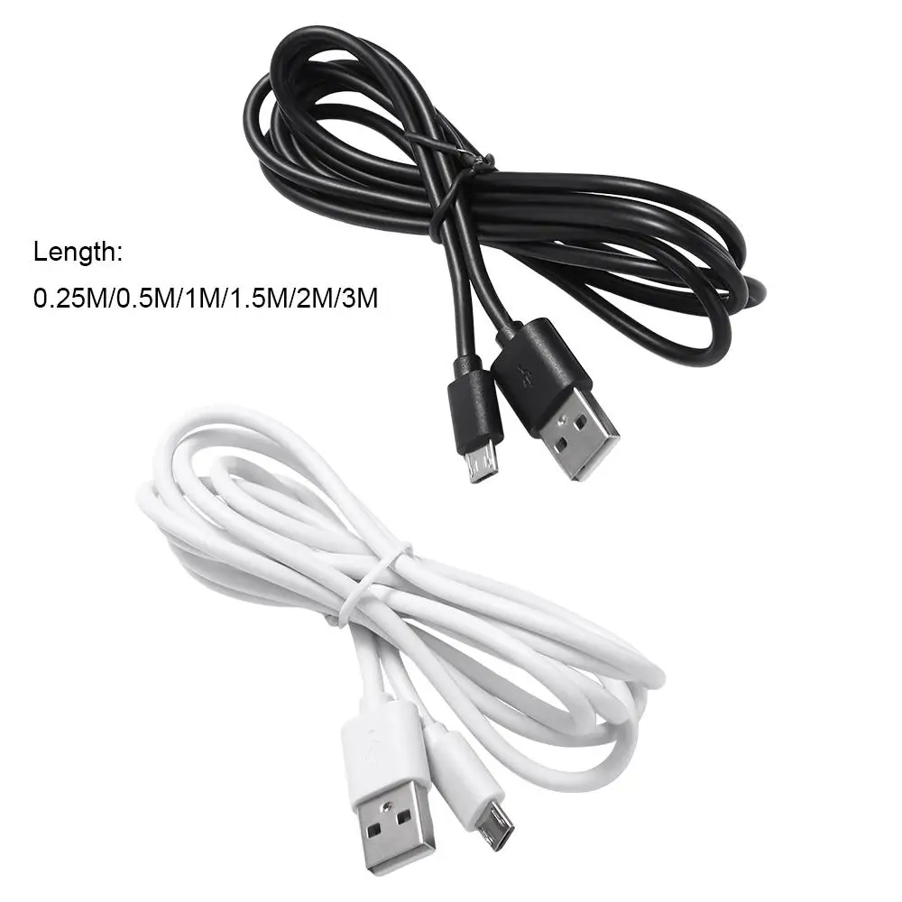 2M 3M 0.25M 0.5M 1M 마이크로 USB 케이블 고속 충전 와이어 어댑터 2A 디지털 케이블 데이터 케이블 마이크로 USB 충전기 케이블 데이터 라인