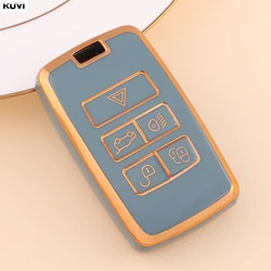Enhanced TPU Car Remote Key Case Cover Shell (Grey)
