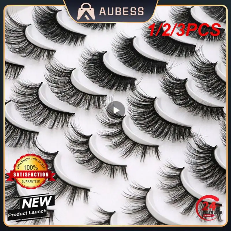 

1/2/3PCS LashesNatural Short False Eyelashes 3D Mink Lashes Extensions False Eyelashes Faux Cils Makeup Wholesale