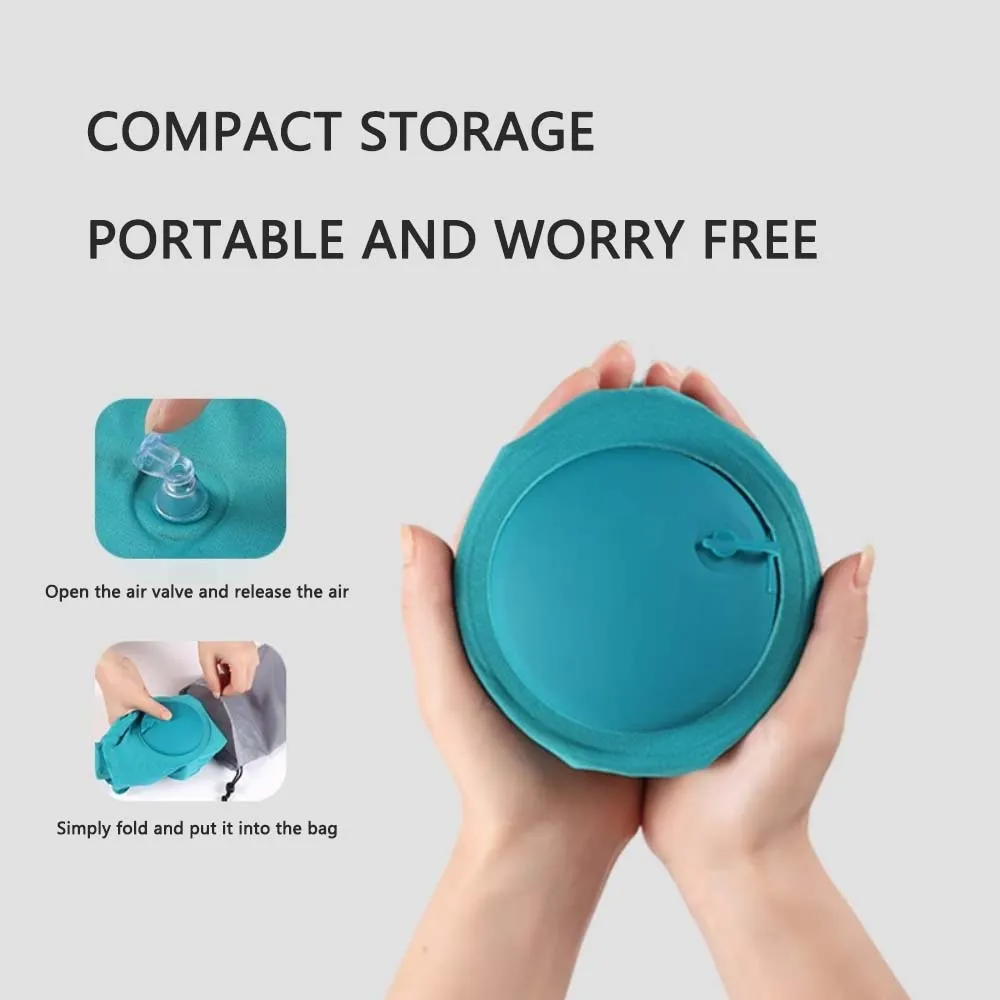 Alpha Neck Pillow – Compact & Self-Filling for Ultimate Travel Comfort - Image 2