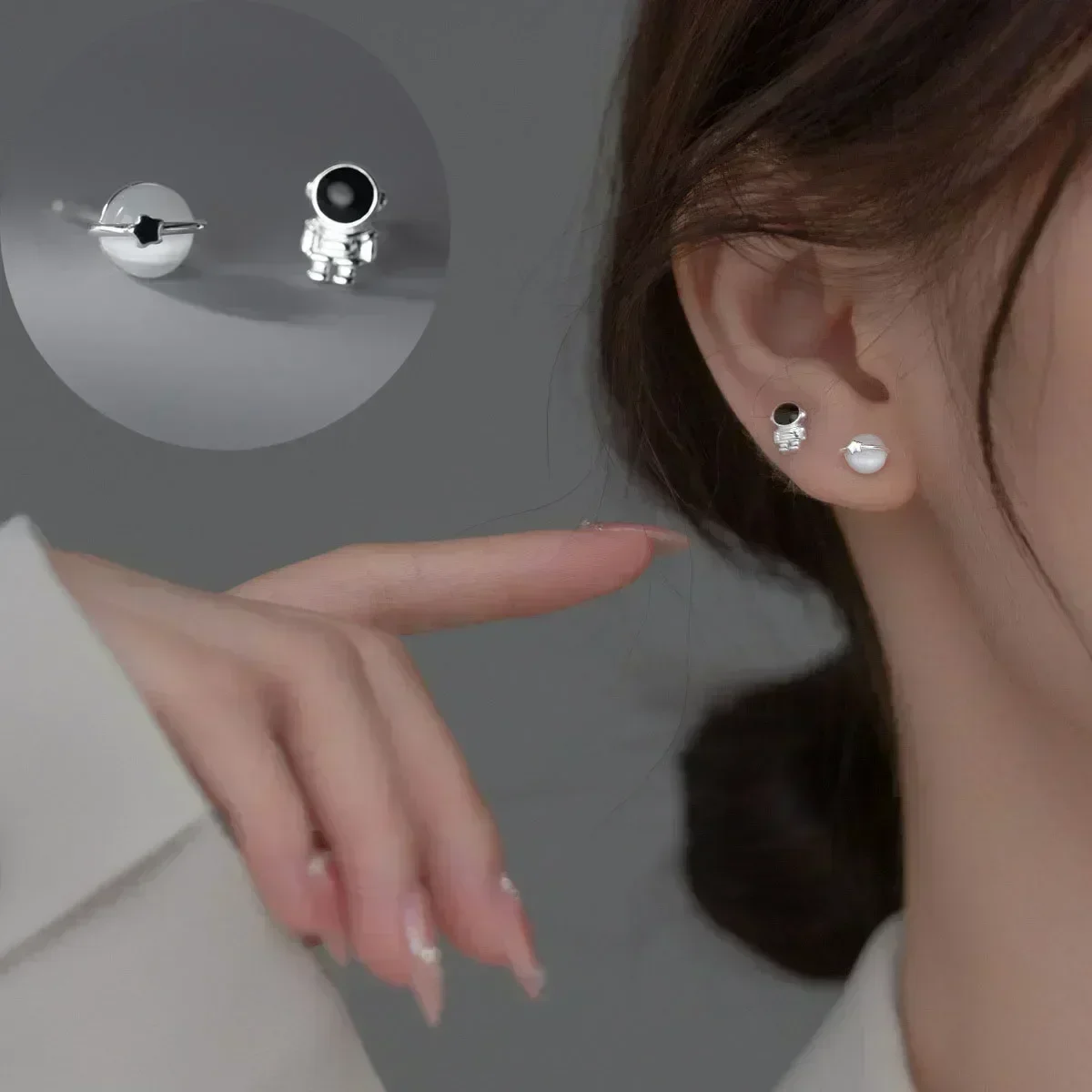 Astronaut Earring