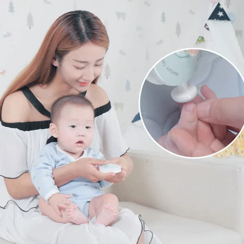 Electric Baby Nail Trimmer Baby Items Kid Nail Polisher Tool Care Kit Easy To Trim File Newborn Things Bebe Accessorie nail clipper nail care kit nail trimmer nail grinder