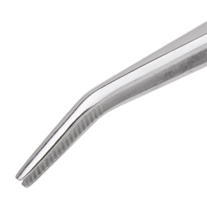Stainless Steel Tweezers Serrated Curved Dental Instruments Dental Tool tweezer tool,precision tweezers