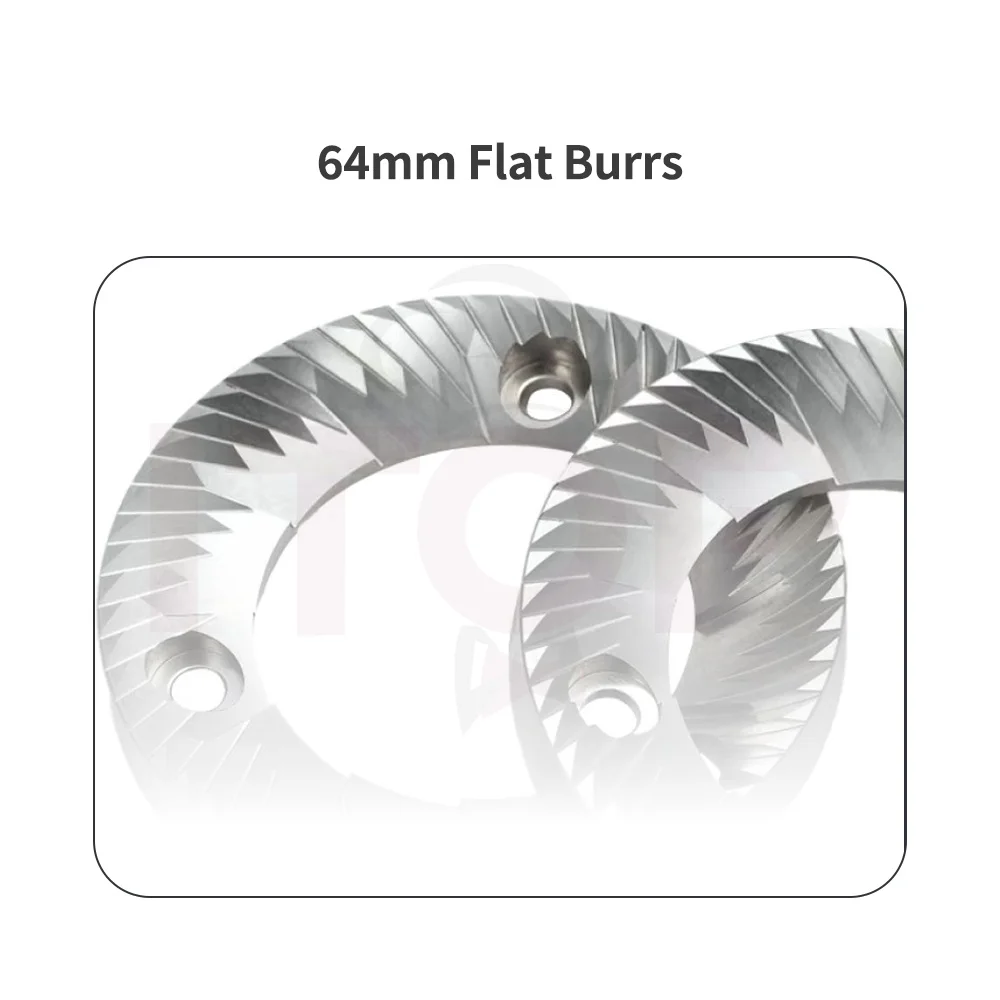 مطحنة قهوة ITOP CGFS1 احترافية بشفرات مسطحة 64 مم،...