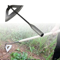 Gardening Tools Hollow Hoe All Steel Hardened Design for Easy Weeding Soil Loose 1