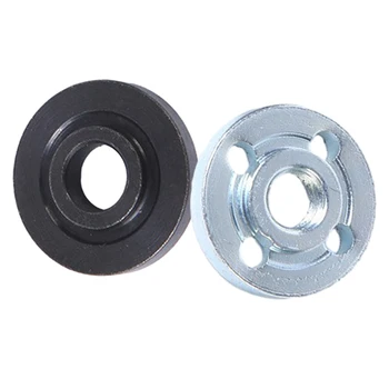1 Set M10 Filettatura Smerigliatrice Angolare Piastra di Pressione In Metallo Interno Esterno Flangia Dado Set Strumenti Rettificatrice Disco Morsetto Piastra