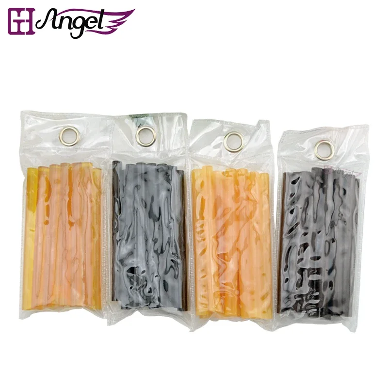 12pcs 0.7*10 cm Professional Hair Extensions Keratin Gun Bond Glue Sticks Make U Tip I Tip Fusion Hair Extensions