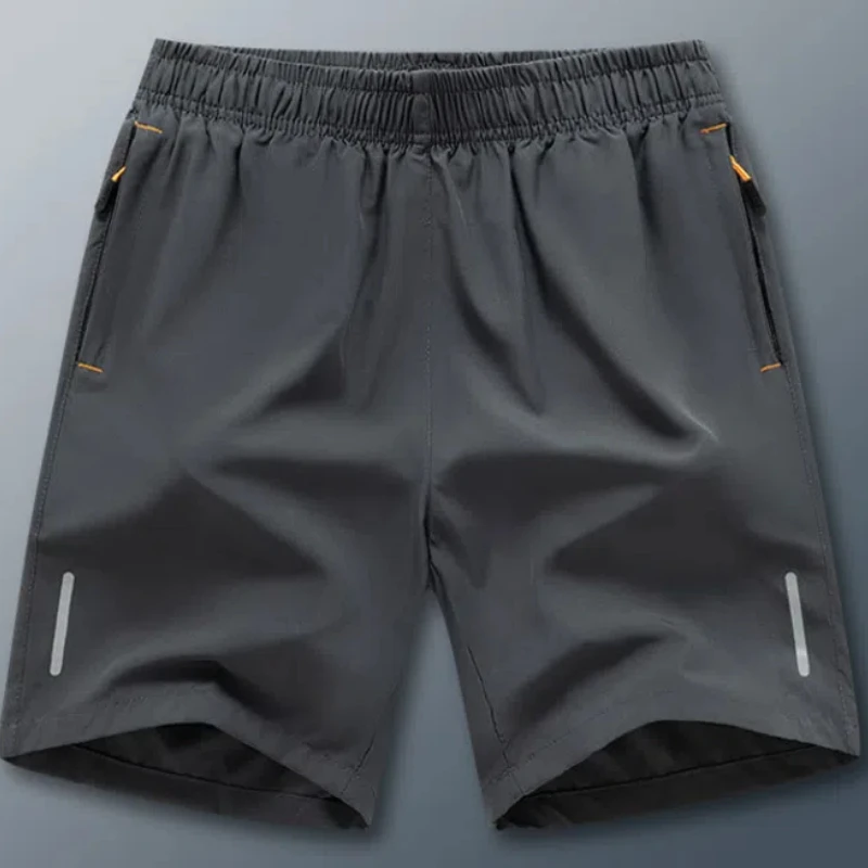 Summer Ice Silk Quick Dry Cropped Pants Men s Athleisure Shorts Men s Loose Breathable Beach Pants Men s Plus Size Shorts 6