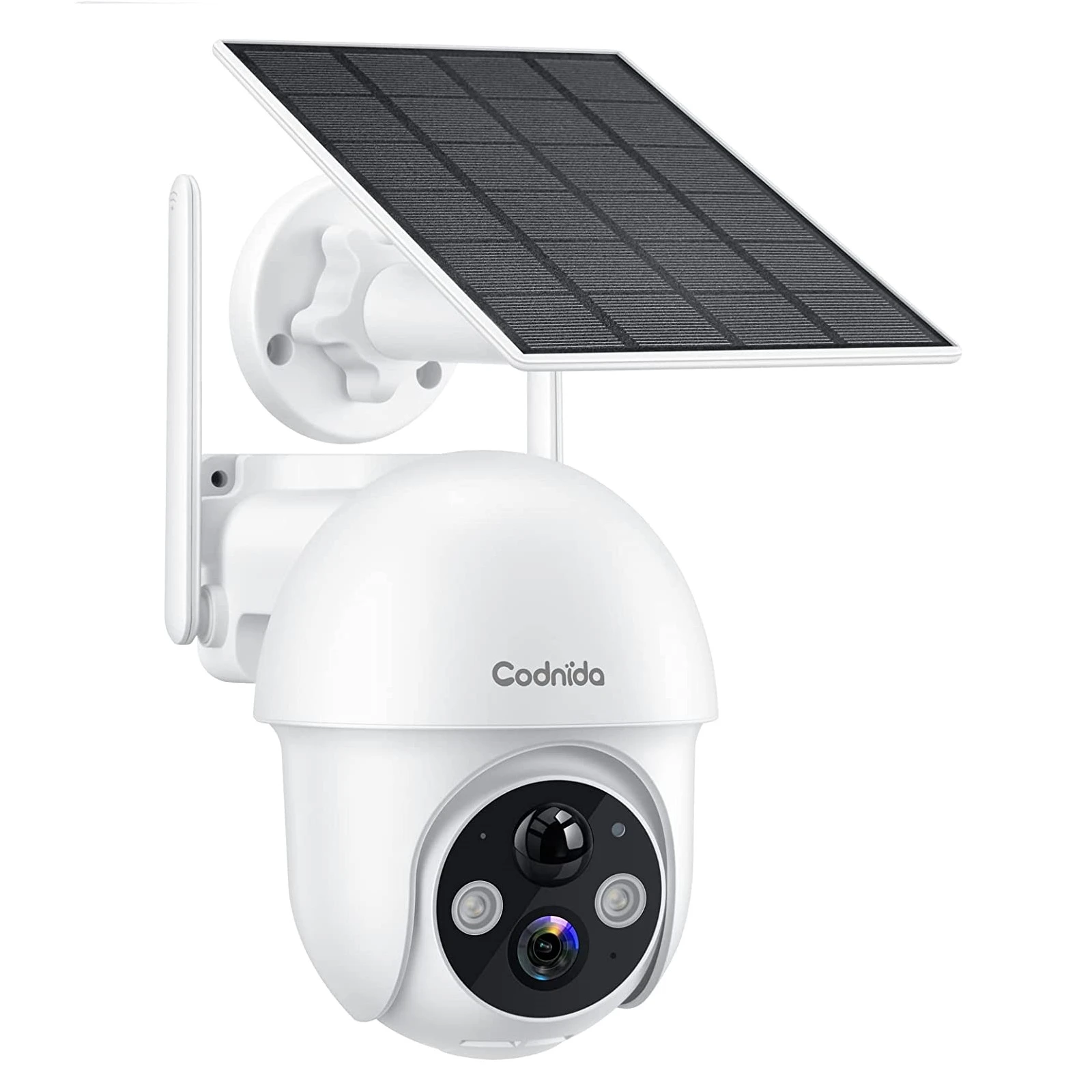Codnida Security Camera Wireless Outdoor 2k Solar Security Camera Battery Powered Surveillance