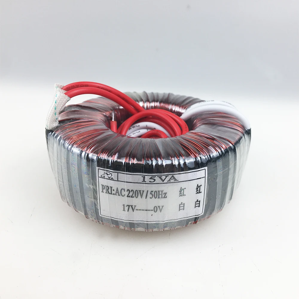 L'Anello Di Potenza Dell'Amplificatore Di Potenza Del Trasformatore Toroidale Da 15W Mucca Da 220V A Alimentatore Dell'Amplificatore Di Potenza Può Es