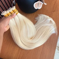 100% cheveux humains en vrac sans trame Remy Vietnam cheveux raides paquets réel naturel noir cheveux 613 blond 30 pouces pour tressage 2