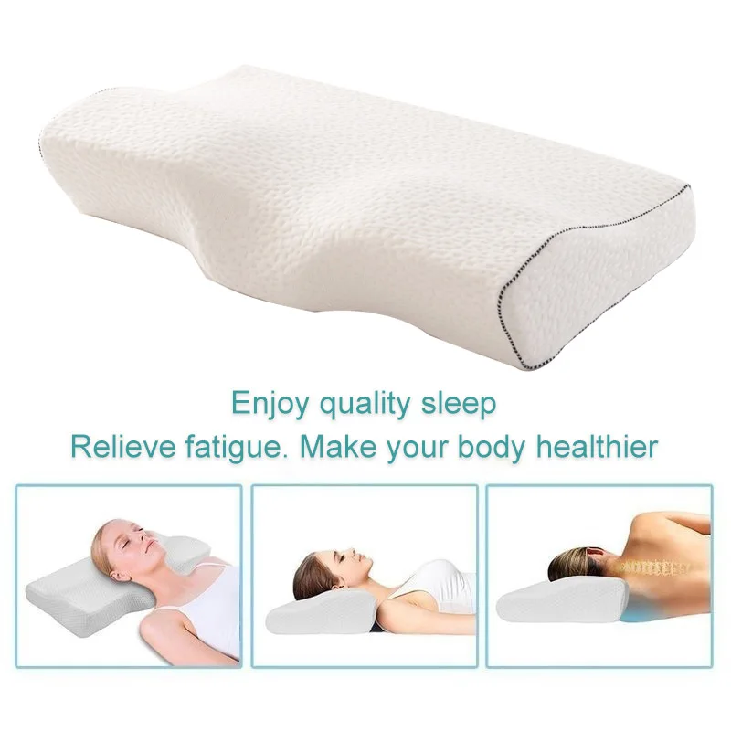 Pillow Rebound Memory Cervical Slow Size Latex Foam Protection Bedding Neck Pillows Orthopedic