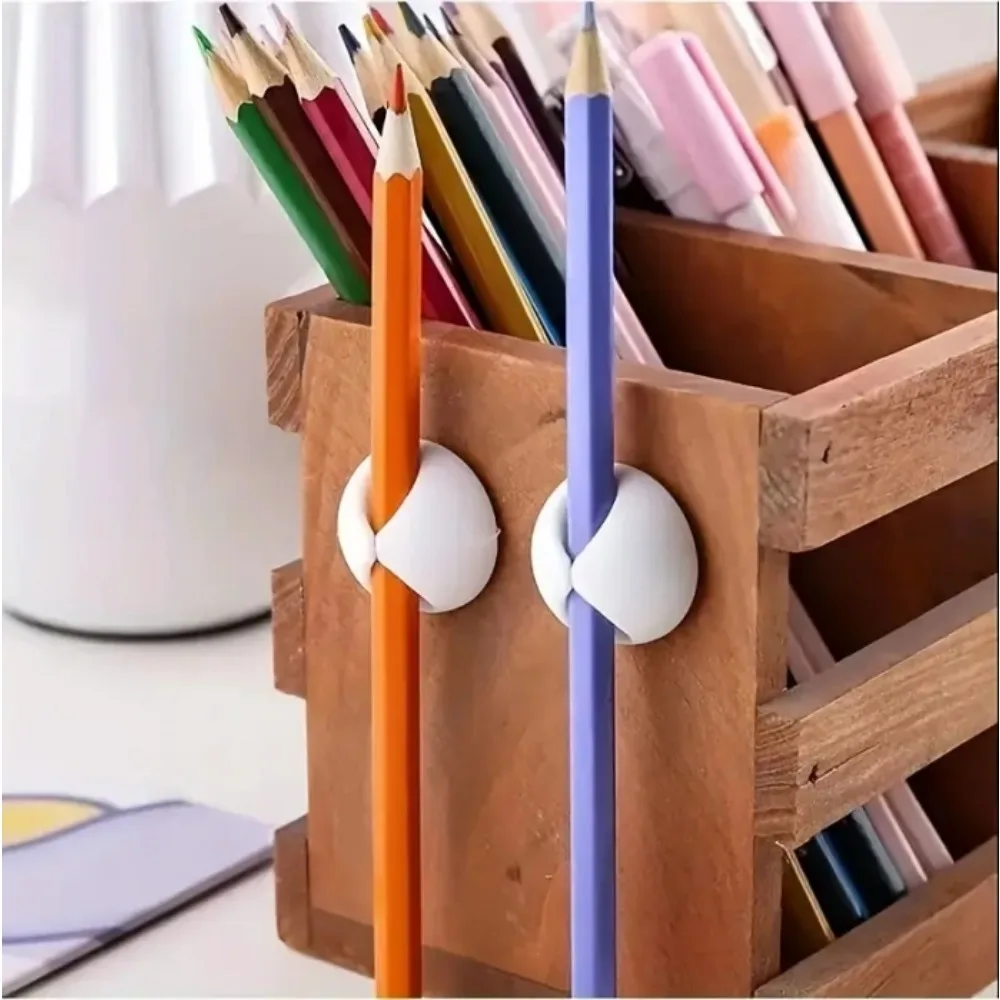 Desktop cable management data cable fixer storage buckle headphone charging bedside line card fixer