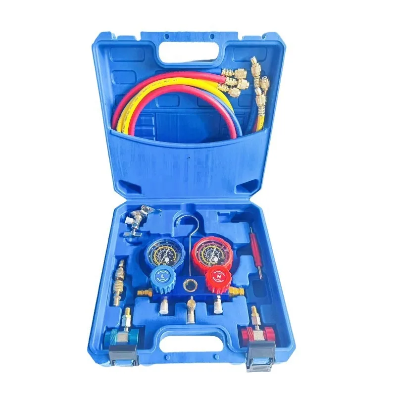 

Бытовое кондиционирование воздуха R22/R134a/R410a/R404, автомобильный манометр фтора, двойной хладагент, Freon