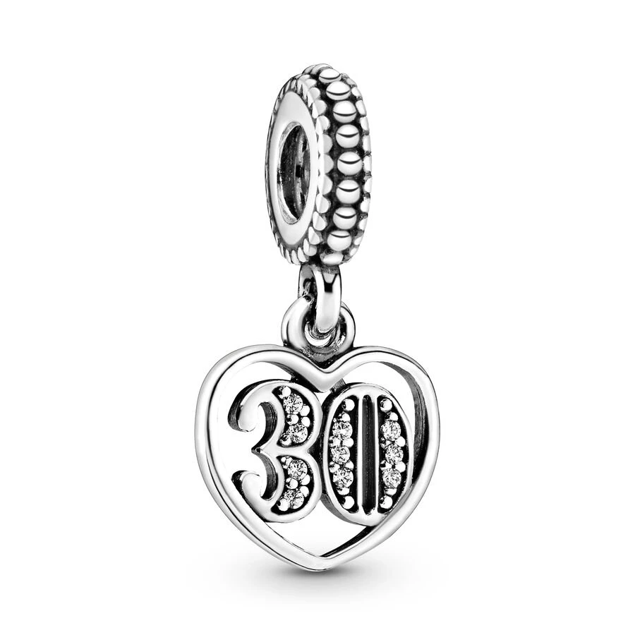 Hot Sale 15、16、18、30、40 Digit Dangle Charm Bead Fit Original 925 Sterling Silver Bracelet DIY Women Fashion Jewelry Gift 5
