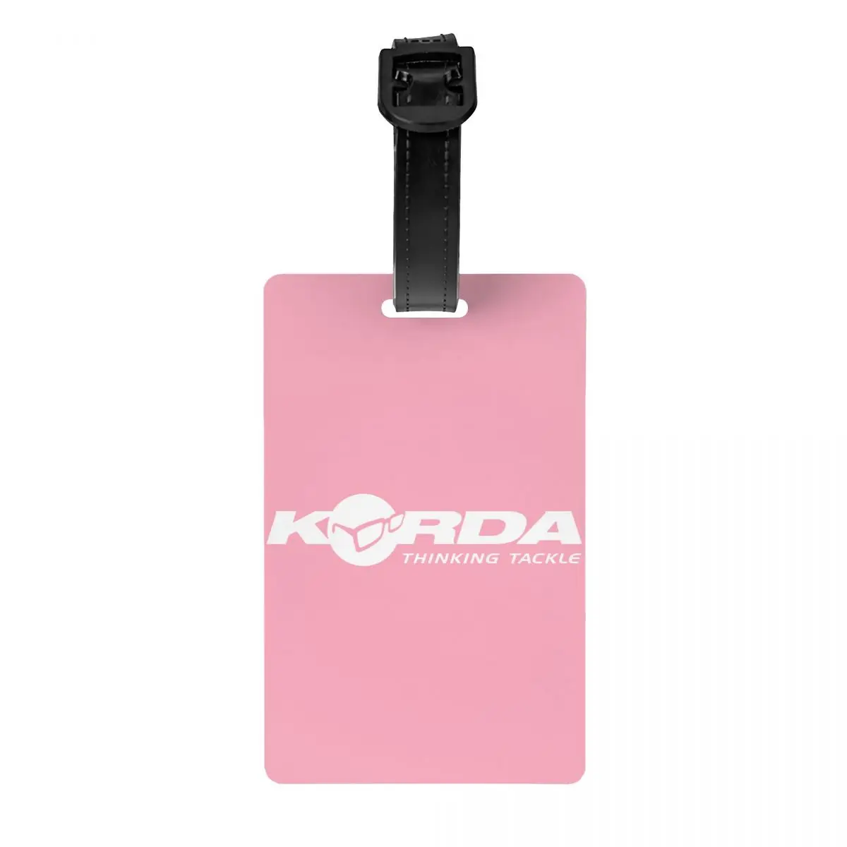 

Custom Korda Fishing Logo Luggage Tag With Name Card Fish Carp Fisherman Gift Privacy Cover ID Label for Travel Bag Suitcase