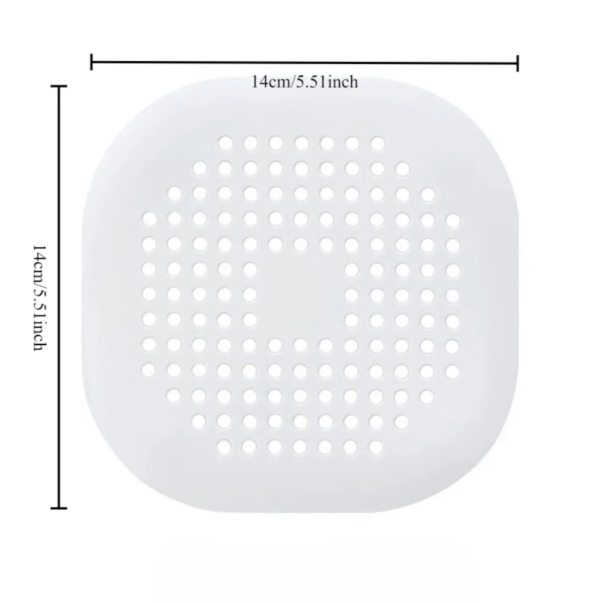 Description Picture 4 of itemShower Drain Plug Hair Catcher Stopper Kitchen Sink Strainer Sewer Silicone Bathroom Floor Bathtub Water Filter Home Accessories
