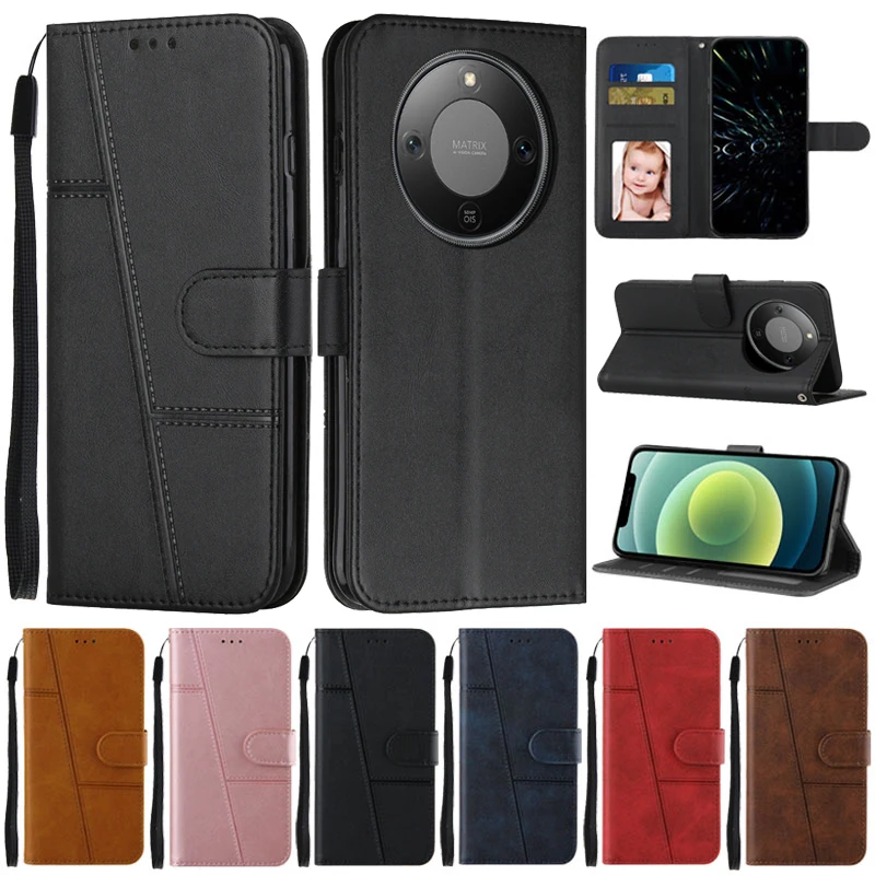 Honor Magic 8 Lite 케이스 플립 지갑 책 커버 For Coque Honor Magic8 lite Magic8Lite MTN-NX1M 보호 케이스 Fundas