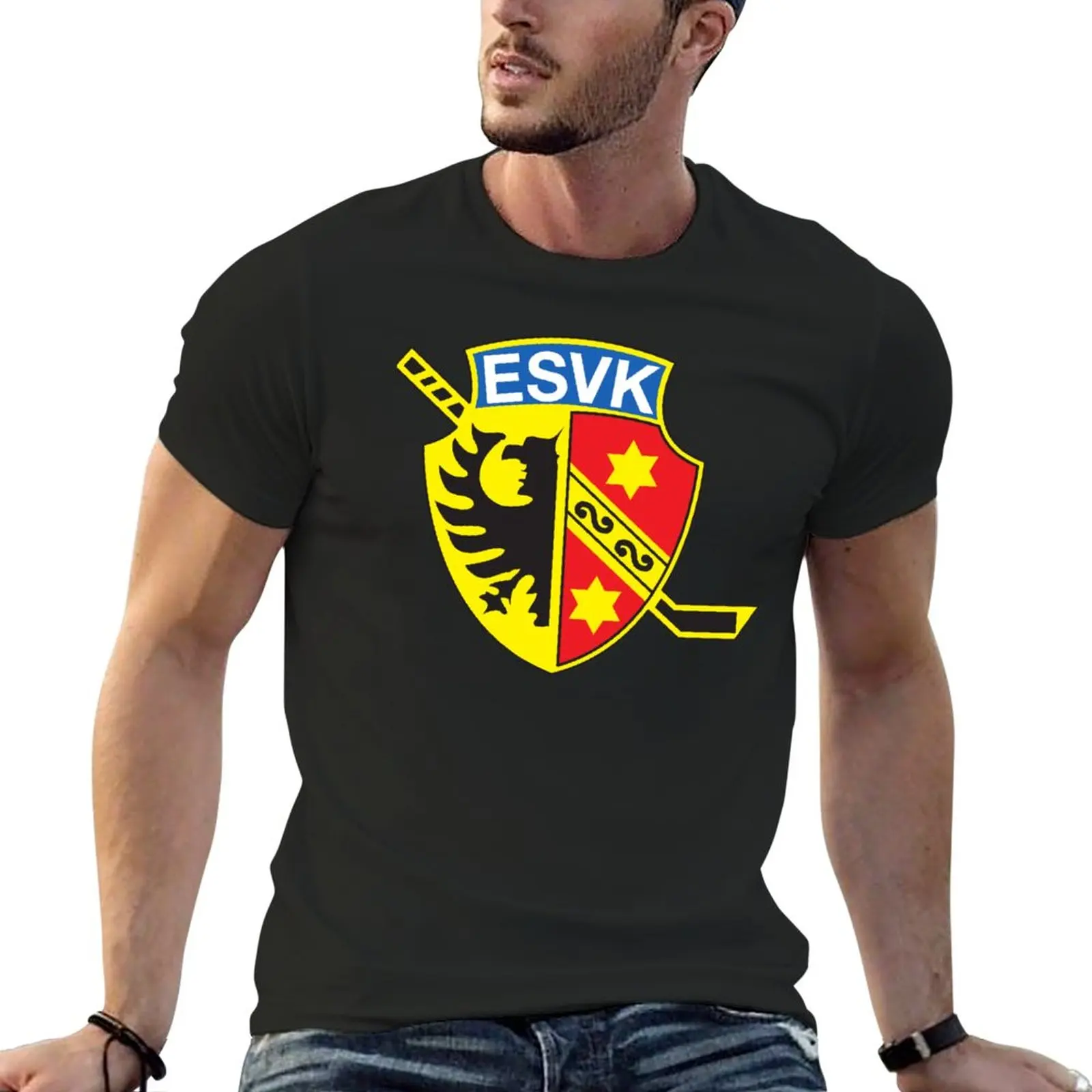 

ESV Kaufbeuren футболка funnys для мальчиков, рубашка с принтом животных, индивидуальный дизайн, ваш собственный летний топ, мужская одежда