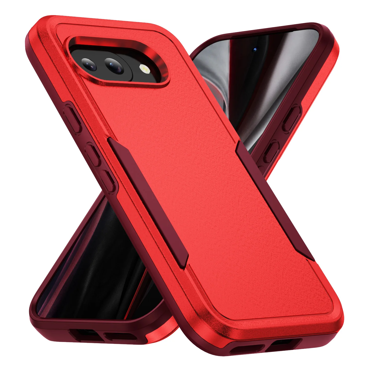 Military Grade Shockproof Hybrid Dual Layer Armor Protective Case - Matte Finish
