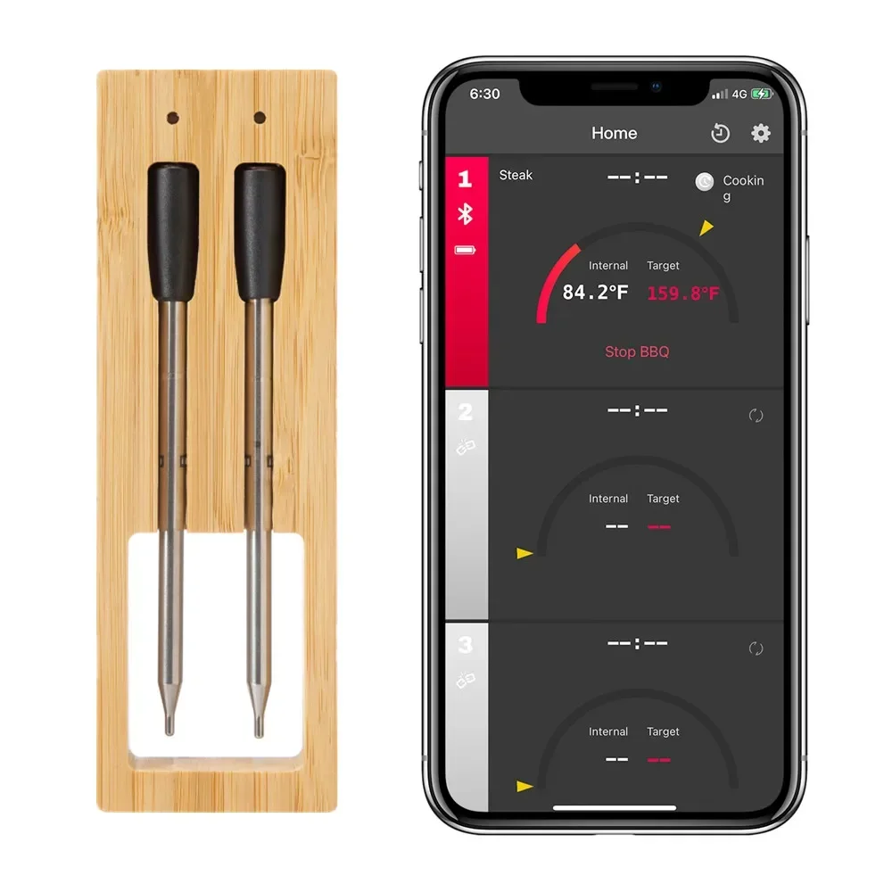 

Аксессуары Инструмент для стейка Bluetooth термометр измеритель мяса беспроводной новейший кухонный термометр духовка для приготовления пищи барбекю гриль