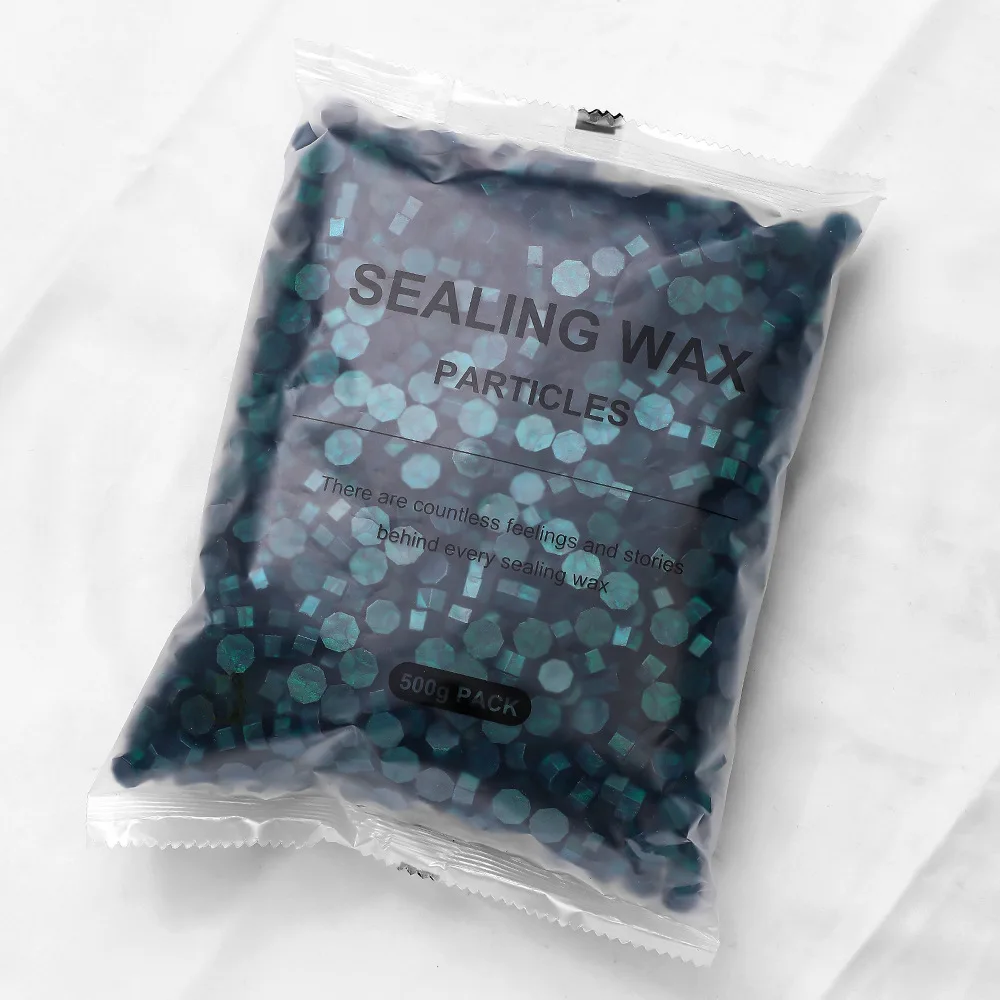 Gold Wax Particles for DIY Greeting Card Scrapbooking