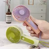 Mini Portable Fans 3 gear Handheld USB Rechargeable Fan Mini Desktop Air Cooler Outdoor Fan Cooling Travel Hand Fans 6