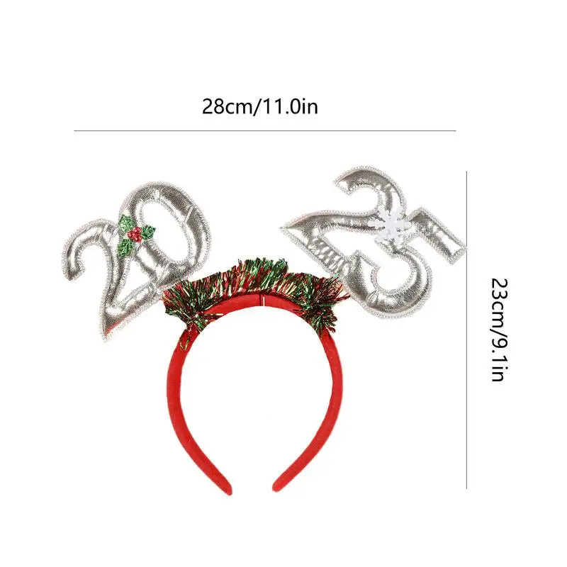Christmas Hair Hoop Christmas Hair Accessories Holiday Bands Women Accessories Elastic Cosplay Parties Headband