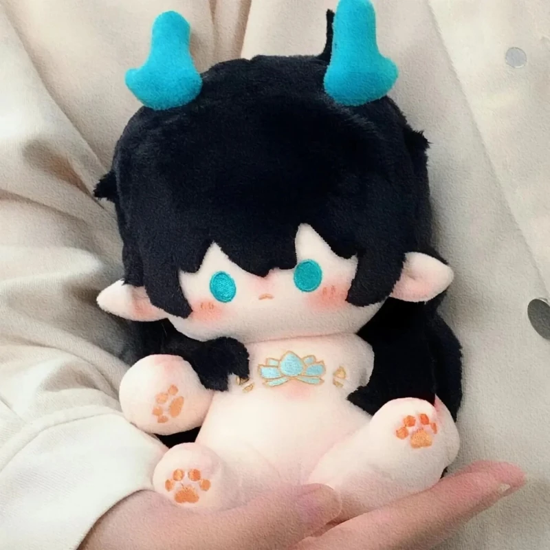 Game Honkai: Star Rail Dan Heng 20cm Nude Plush Doll Toys Soft Stuffed Plushie a5900 22 sheet set hot game honkai star rail hd tarot cards photocards postcards kafka danheng blade jingliu fans collections gifts