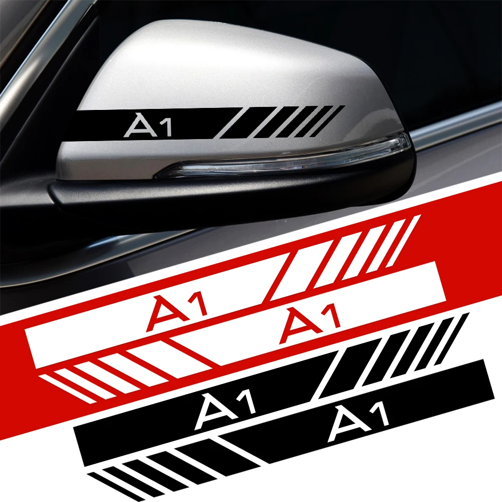 2pcs Reflective Car Styling Rear View Mirror Stickers Decals Decoration