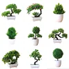 1pc Artificial Plants Bonsai Small Tree Simulation Plants Fake Flowers Table Potted Ornaments Home Decoration Hotel Garden Decor 1