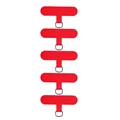 5Pcs Nylon Red