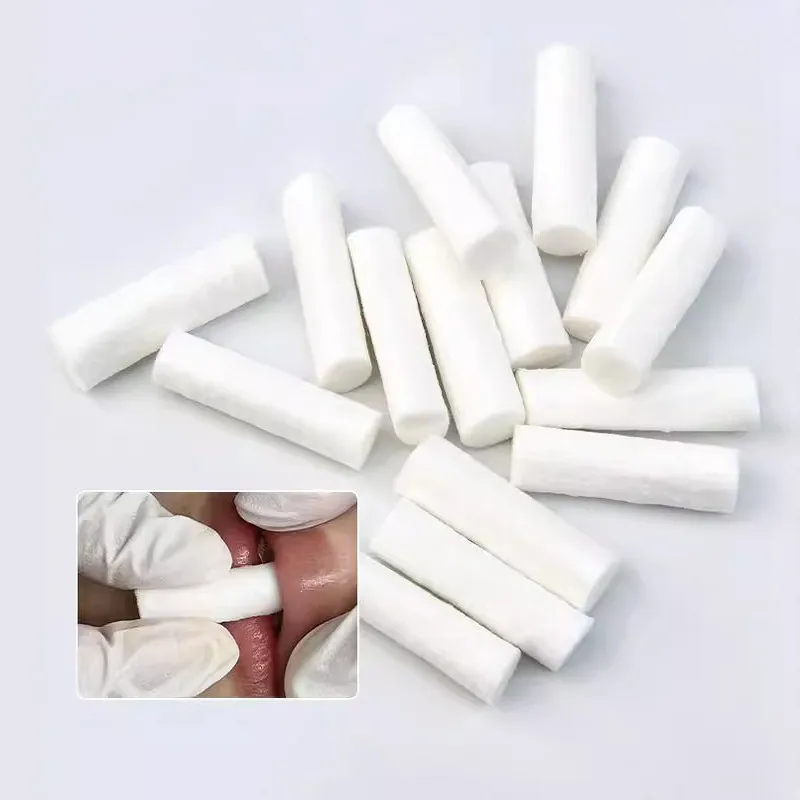 

100 шт., хлопковые растягивающиеся татуировки для губ