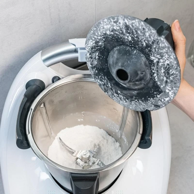 Practical Anti-Splash Garlic Press Mixing Bowl Reducer for Thermomix TM5 Blender