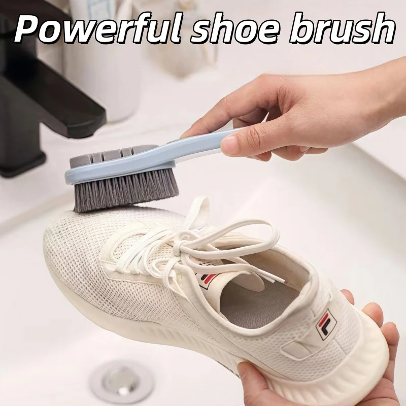 Double-Sided Shoe Brush Soft Bristled Cleaning Brush Shoe brush canvas shoe brush leather shoe household cleaning tools