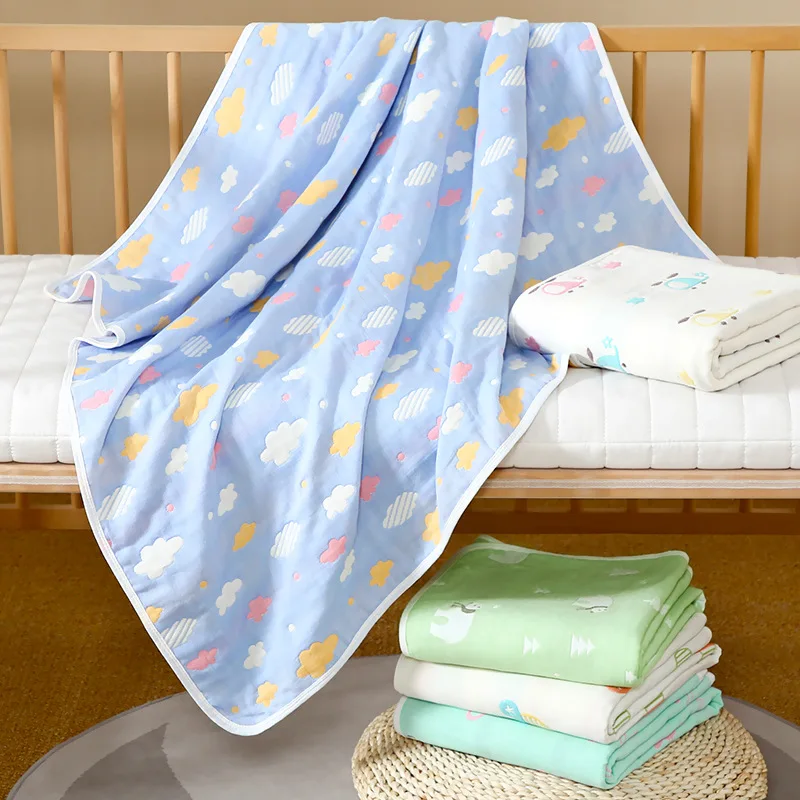 Soft Muslin Newborn Baby Blanket 4