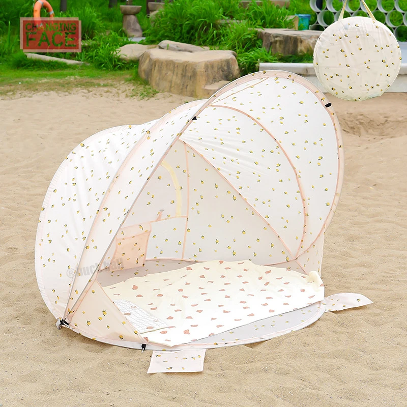 

Baby Tents Castle Children Outside Garden Fold Tent Balls Pool Cubby Play House Portable Kids Toys Play Tents Lemon Beach Toys