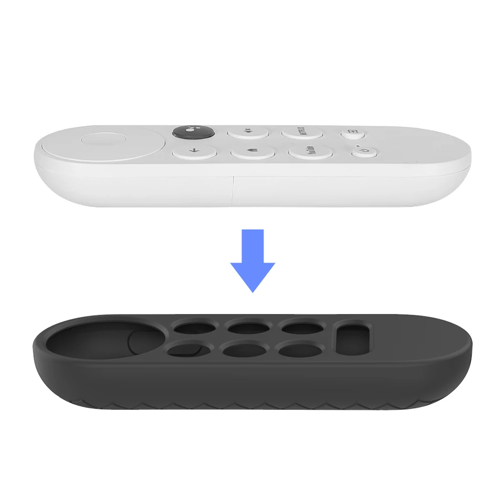 Silicone  Remote Control Protective Cover Suitable for Google Chromecast 2020 Smart TV Anti-drop Non-slip Soft TV Remote Case 4