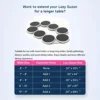 Lazy Susan Turntable Expandable for Rectangular & Oblong Tables Kitchen & Dining Tables Great Gift! Parties & Gatherings 3