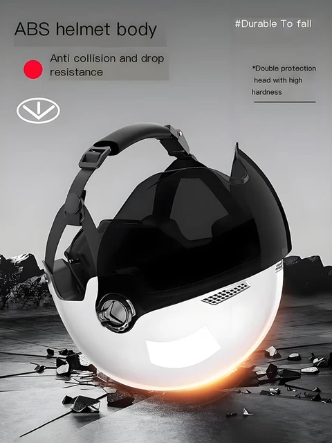 2025 electric bicycle helmet motorcycle helmet unisex summer half helmet riding helmet 2