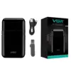 VGR 390 mini single blade cordless beard trimmer razor rechargeable foil electric face body shaver for men 3