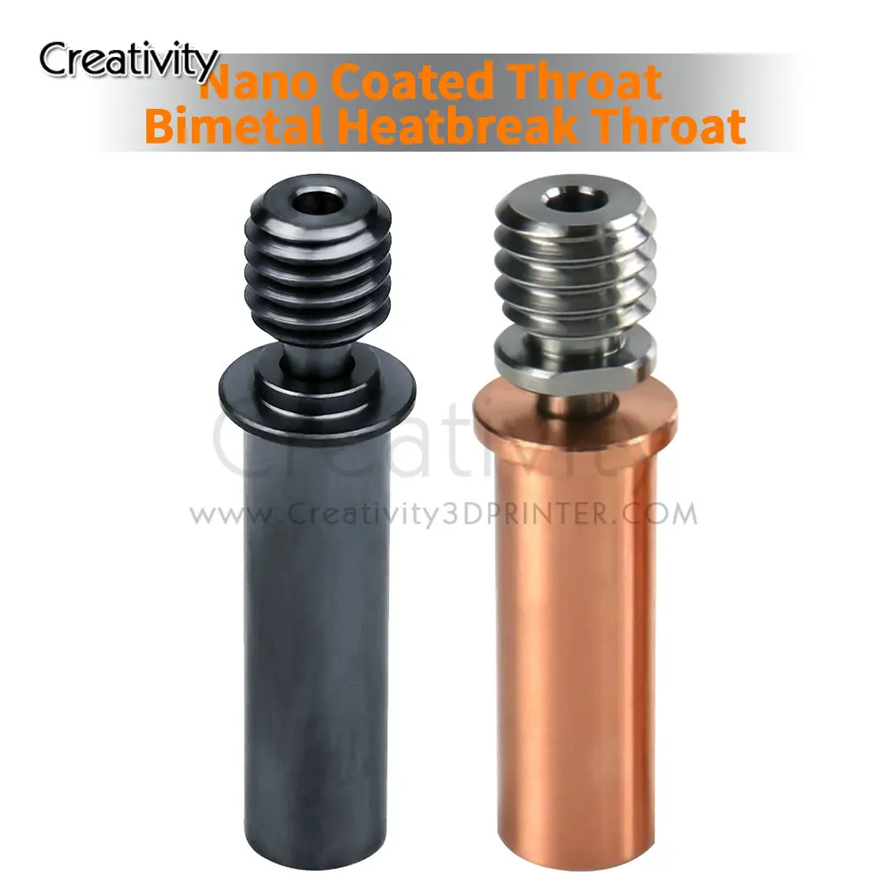 Upgrade CR6 SE Bimetal Heatbreak Improved Nano Coated Throat For CR-6 Max/CR-5 PRO Ender 3 V2 Neo/Ender 3Neo 3d Printer Hotend