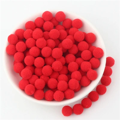 Wholesale 8mm Soft Fur Pompoms for Arts, Crafts, and Home Décor