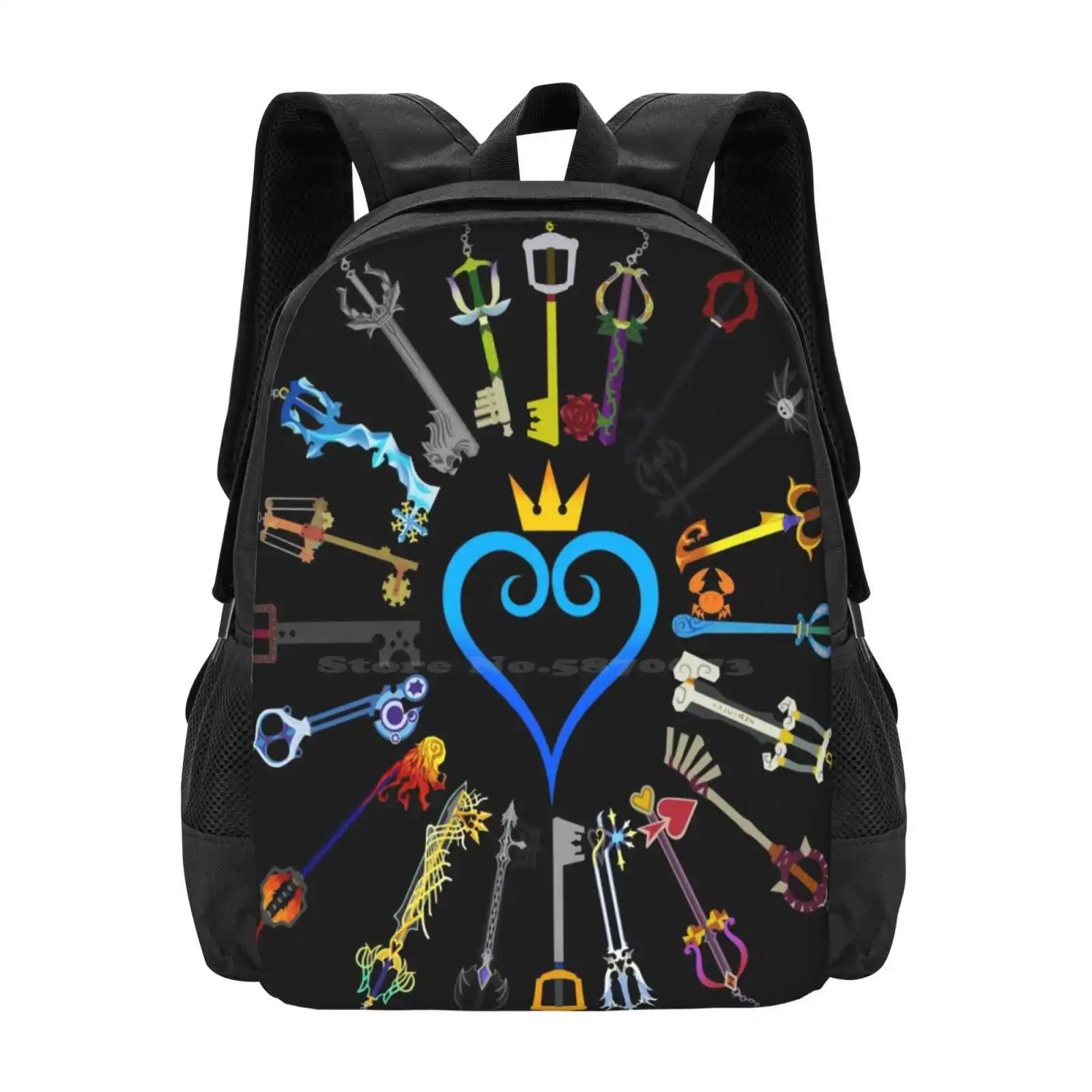 Kingdom Hearts Portachiavi Fashion Pattern Design Travel Laptop School Zaino Bag Kingdom Hearts Chain Of Memories 358 2 Giorni
