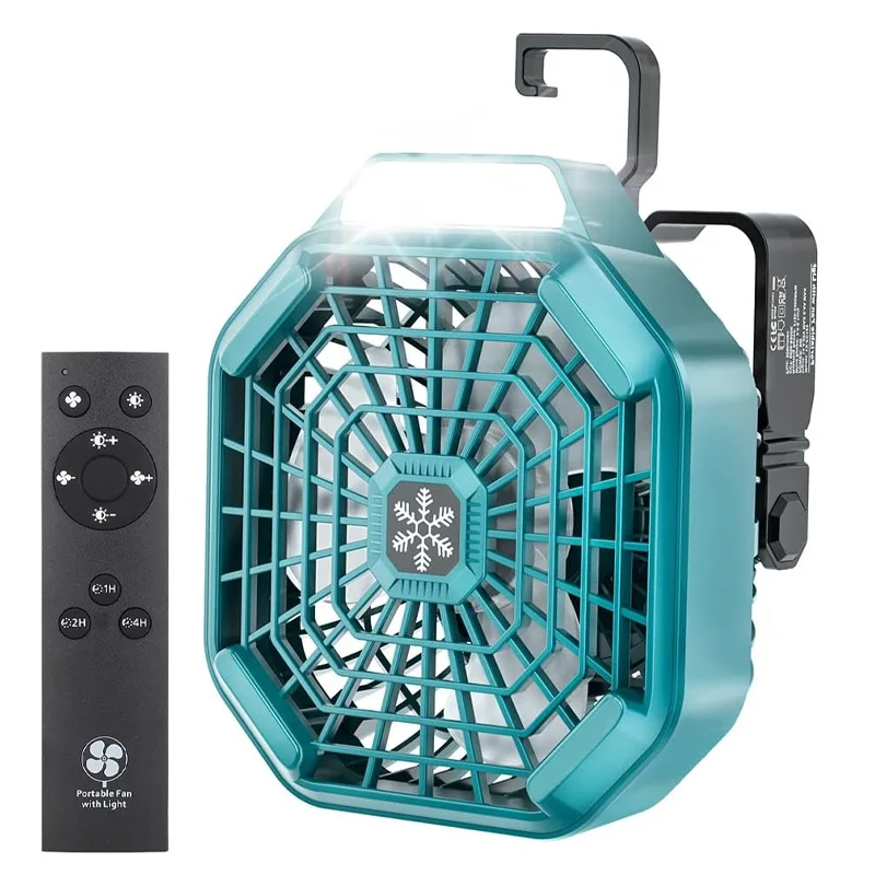 Ventilateur Sans Fil Makita 18V - Portable Avec Ports USB A+C Pour Atelier, Camping Et Chantier