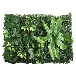 Enhanced Jungle Greenery Wall Panels for Home and Garden Decor (B)