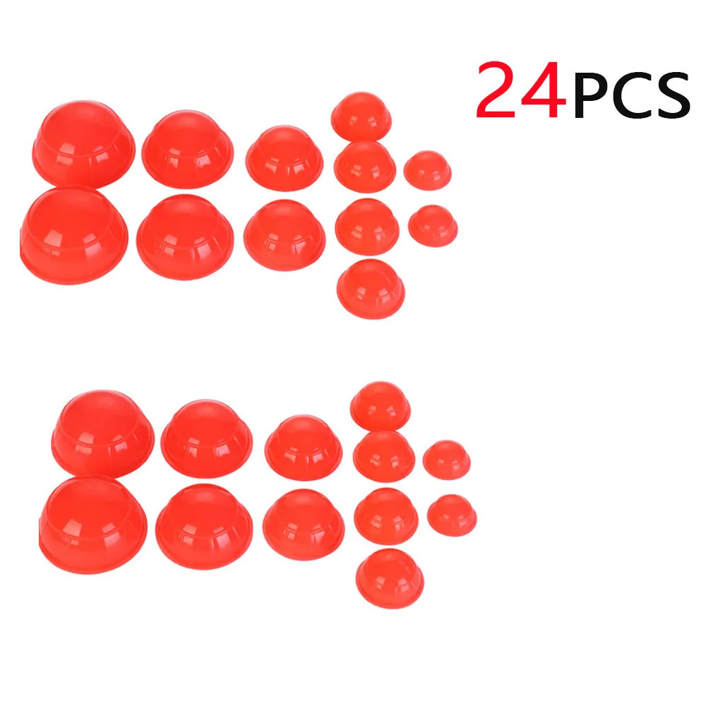 24pcs red