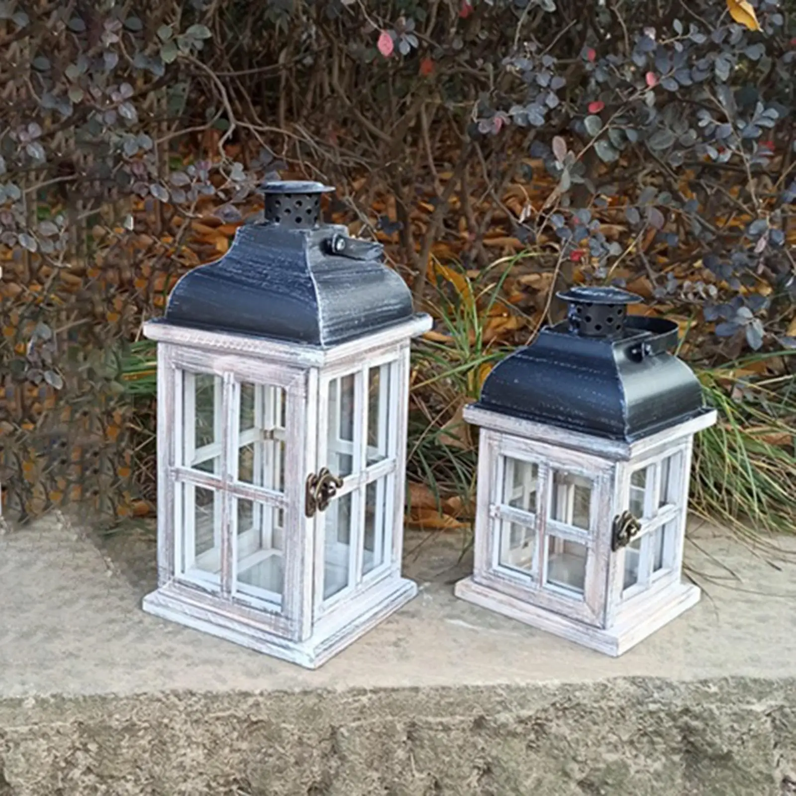 Traditional Wooden Lanterns Candle Holder Wedding Centerpiece White Wind Lantern Traditional Wooden Lanterns Candle Holder Wedding Centerpiece White Wind Lantern