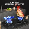 Household Stainless Steel Two Burners Gas Stove Kitchen Double Cooktop Energy-saving Gas Stove 2