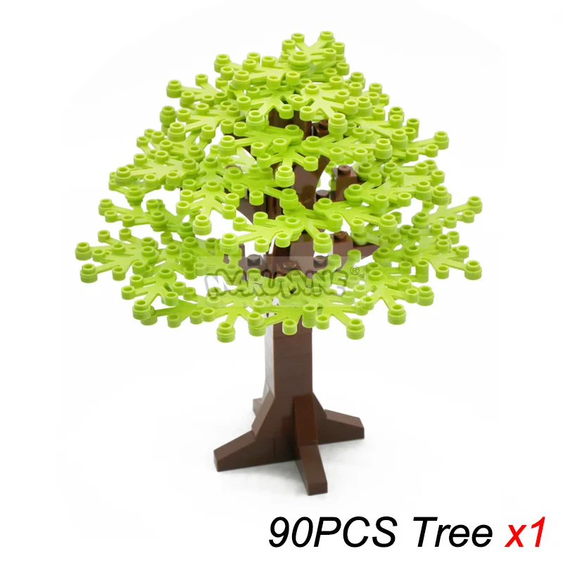 MARUMINE 90PCS Nature-Inspired Building Bricks Set